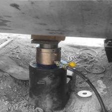 60 ton jack with safety nut